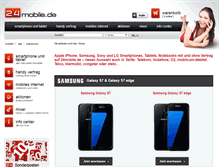 Tablet Screenshot of 24mobile.de